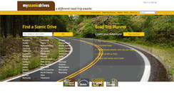 Desktop Screenshot of myscenicdrives.com